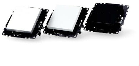 módulo tapa ciega blanco, instalación sencilla, ideal para cubrir altos y bajos, protege conexiones eléctricas y mejora estética.