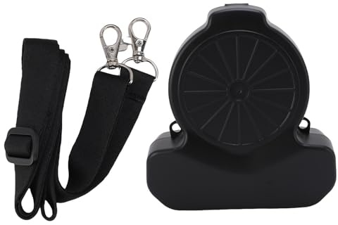 Pwshymi Estuche para Drones con Tapa a Prueba de Golpes, Transporte Conveniente para Fotografía Al Aire Material: Plástico con Correa (Negra)