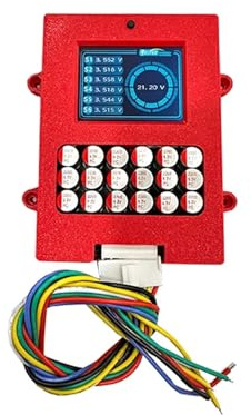 Autobatterietester, 6S 5A LFP/NCM/LTO Aktiver Equalizer mit TFT-Display Batterie Lifepo4 Batteriespannungstester BMS(6S Balancer LFP NCM)
