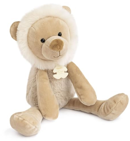 Histoire d'Ours - Plüschtier Löwe – Sweety Chou Löwe – Braun – 22 cm – sehr weich, leicht zu handhaben – Geschenkidee zur Geburt für Mädchen oder Jungen – Geschenkbox – HO2946