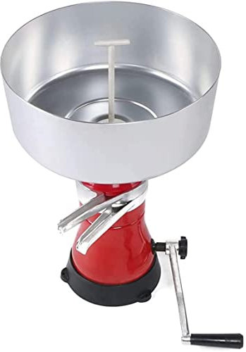 Samnuerly Separador de Crema, máquina separadora centrífuga Manual de Leche de aleación de Aluminio/máquina Degreg para Granja lechera, Estable eficiente