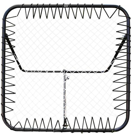 AXI Rebounder88 | Filet de Rebond Football Noir - 88x88cm | Rebondisseur de Foot Réglable | Kickback - Multisport | Filet en PP Résistant de 4 mm d'épaisseur avec élastique | A partir de 2 Ans