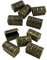 10pcs Mini Pirate Treasure Chests, Vintage Pirate Jewelery Box Games Toy Set for Children Play Favor Party Supplies Decor Store Gold Coin Gems
