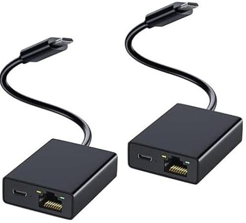 Ethernet Adapter for Fire TV Stick,Micro USB to RJ45 Ethernet Network Adapter Compatible with 4K Fire Stick,Chromecast Google Home Mini and More Streaming TV Sticks(2 Packs)