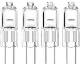 LIGHBIB 5W 10W 20W 35W 50W Energie G4 12V Glühbirnen Innenbeleuchtung Licht JC Bi-Pin LED Kristallkugellampe 2900K Halogen Warm,35W,10 Stück