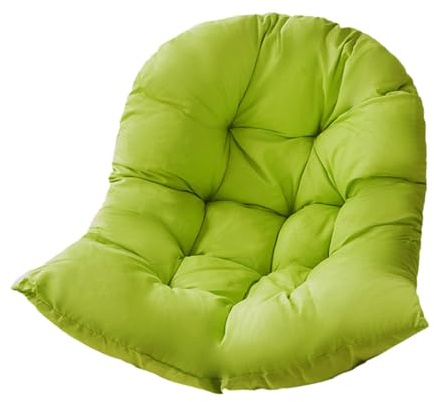 JISADER Cuscino sospeso per sedia a uovo, cuscino per seduta per sedia da esterno, accessori per mobili, tappetino per sedia da giardino per decorazione, verde