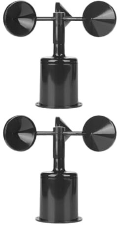 VANZACK 2pezzi Anemometro Guscio Protezione Indicatore del Vento in ABS Robusto Guscio per Dispositivo di Misurazione del Vento Basso Consumo Energetico Misurazione Accurata