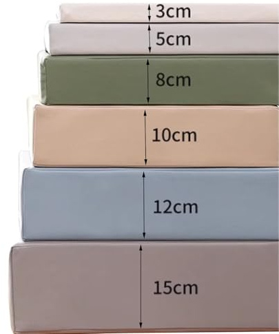 WIGING Relleno De Huecos De Cama Personalizado, Relleno De Espacio Entre La Cama Y La Pared con Funda Extraíble, Almohadón Extensor De Colchón, Cojín De Cabecera