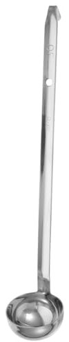 GRIRIW Cuchara Medidora De Acero Inoxidable Cucharón Para Servir Sopa Mango y Gancho Utensilio De Cocina Para Sopa