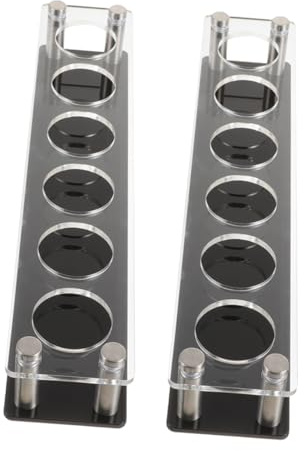 TOPPERFUN 2pièces Plateau Acrylique Pour Verres à Liqueur Support Avec Présentoir Pour Bar Fête Vodka Et