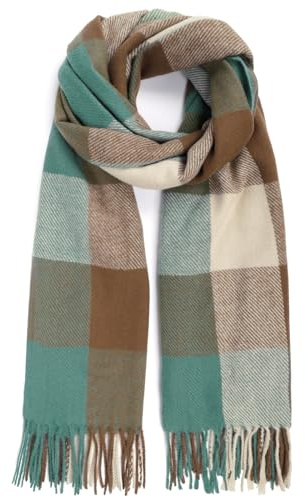 Kotashion Sciarpa Invernale Calda da Donna Scialle Oversize Sciarpa Scozzese in Cashmere Regalo di Calore Segreto per Donne e Madri