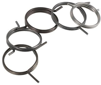 Toddmomy 5 Pièces Kit de Ressorts de Porte Installation Facile pour Serrure Argenté Compatible Adapté aux Poignées et Serrures de Portes Domestiques et Commerciales