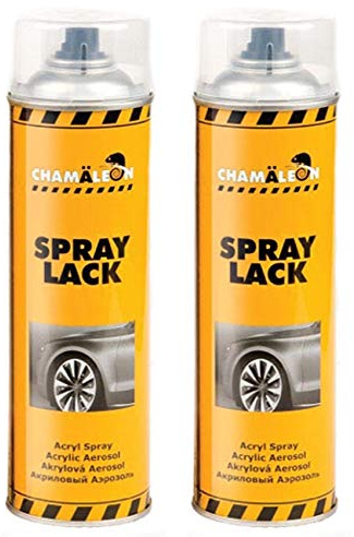 Chamäleon - Barniz en espray, 2 Botes de 500 ML, Barniz Transparente, 1K, para reparación, acrílico HS