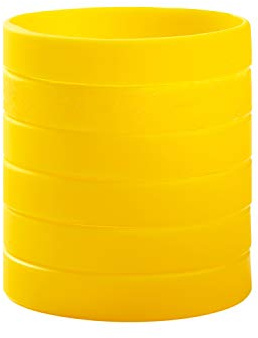 BRANDWINLITE Großhandel 6 Stück/Packung Einfarbig Leere Silikon Armbänder Gummiarmbänder