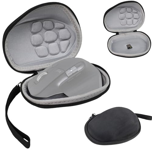 LINGHUANG MX Master 4 Mouse Case, Portable Hard EVA Travel Case For Logitech MX Master 4 / 3S / 3 / 2S / 2 / MX Master Advanced Wireless Mouse
