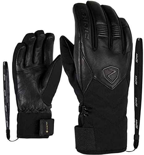 Ziener Damen KABIRA GTX PR Ski-Handschuhe/Wintersport | Wasserdicht, Atmungsaktiv, Sehr Warm, Gore-tex, Primaloft, Black, 6