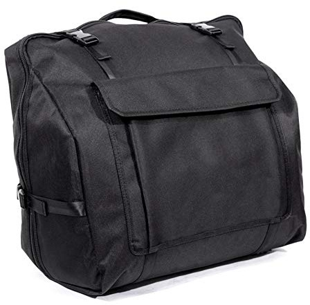 kitabetty Dragspel väska, dragspel organisatör, gagg-dragspel, förvaringsväska, standardväska för dragspel 48/60/72/80/96/120 bas piano, svart
