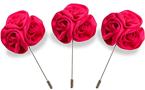 Ansteckblume/Herren Brosche/Hochzeitsbrosche/Lapel Pin/Anstecknadel/Blumenbrosche/Boutonniere/Reversblume/Kragenblume/Brosche/Hochzeit/Jackett/Gentleman (3)