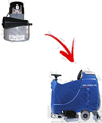 ARA80 BM100 MOTEUR ASPIRATION LAMB AMATEK pour autolaveuses COLUMBUS
