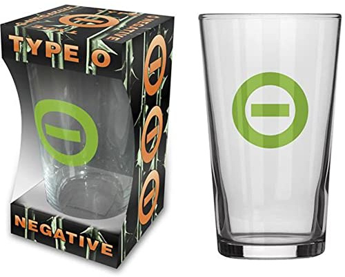 Type O Negative Symbol Band Logo Beer Glass One Size