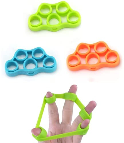 Finger Bahre Trainer,3 Stück Finger Stärke Traine Fingertrainer Finger Keilrahmen für Unterarmübung Gitarre Finger Handgelenk Kletternübung Fitnessgeräte