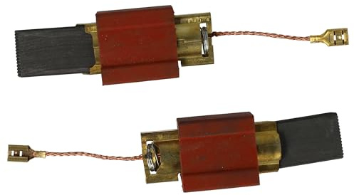 vhbw 2x Kohlebürste kompatibel mit Miele W1724 | W1716, W163, W1726, W167, W165, W1712, W168, W1713, W1715, W1714 Waschmaschine, Trockner