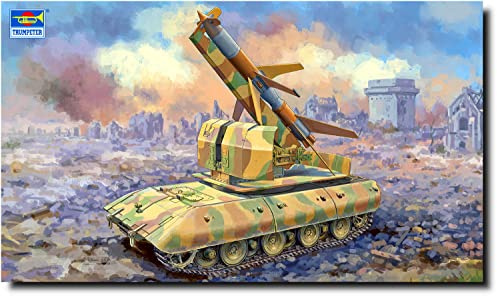 Trumpeter 759586-1/35 Flakpanzer E100 mit Rheintochter I - Maßstab 1:35