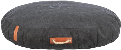 TRIXIE BE Nordic Kissen Föhr, oval, 80 x 60 cm, schwarz