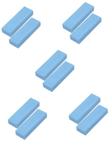 PRETYZOOM 10 STK Reinigungsradiergummi Kratz-Kalk-radierer Kalk-rost-radierer Kalkradierer Wasserhahn-Kalk-radierer Kalk-reinigungsradierer Kalkentferner Für Küchenarmaturen Fleckentferner