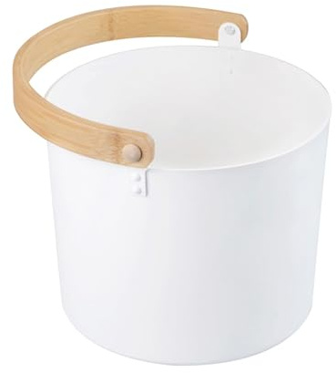 Cubo para sauna, cubo de sauna, kit de sauna Hammam Spa | Kit de sauna, cubo de sauna finlandesa de lujo, cubo de sauna de aluminio con cucharas de mango l | cubo de sauna finlandesa de lujo, cubo de sauna de aluminio con cucharas de mango l