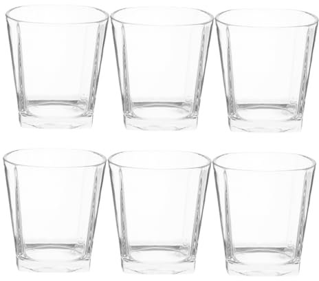 ROMISBABA 6piezas De Whisky De Transparente Set Para Cócteles y Bebidas Perfectos y Reuniones Familiares