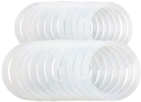 Celuicion Juntas para tarros de vidrio - 10 sellos de silicona - Juntas de silicona de repuesto, anillos herméticos, 2,7/3,4 pulgadas