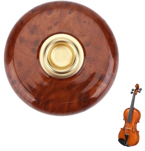 Cello Matte,Stachelhalter Cello,Cello Parkettschoner,Cello Zubehör,Stachelhalter,Cello-Halter,Cello-Pad,Cello Matte Cello Pad Rutschfeste Cello Endpin Stopper Halter Stand,Braun