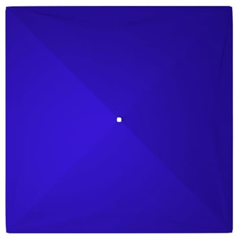 Telo di Ricambio per Ombrellone a 4 Stecche, Ombrellone da Mercato Rettangolare per Esterni Top Cove Telo di Ricambio per Ombrellone Vecchio per Giardino e Spiaggia(Blue,9.8x9.8'(3x3.0m))