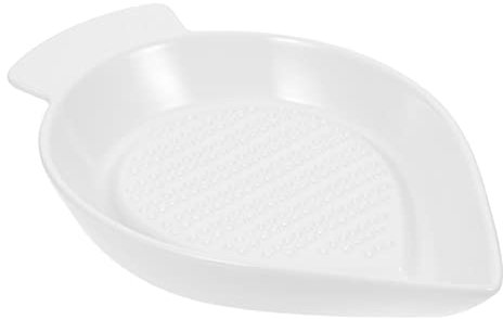 VICASKY Keramikreibe Für Knoblauch Und Ingwer Praktische Haushaltsreibe Aus Wiederverwendbarer Keramik Für Küche Ergonomisches Design Langlebig Und Platz Sparend