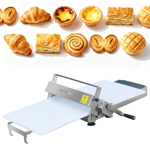 XifeZylith Dfdieratve Laminadora De Masa Fondant, Máquina Laminadora Manual De Masa, Máquina Manual Laminadora De Masa, para Mazapán Y Hojaldre | Máquina De Fondant Fácil Instalación