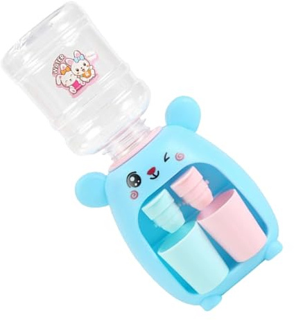 GARVALON Dispensador De Agua De Simulación para Niños En Plástico Resistente, Mini Fuente Portátil para Bebidas, para Juegos En Casa y Cumpleaños