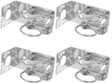 GARIOUANS 4pcs Aluminum Alloy Outdoor Antenna Mounting Bracket Alloy Antenna Base Mount for Weather Station for Attic Roof Installation