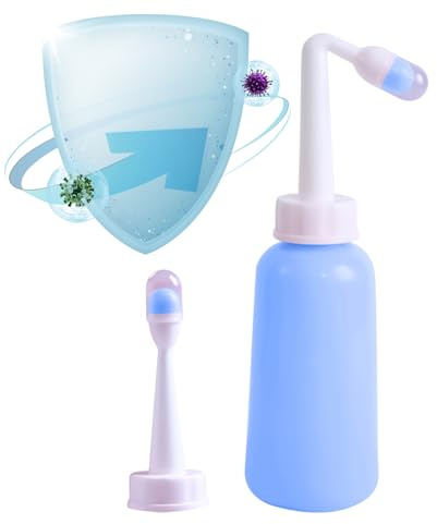 Bidet Portable & Douchette - Bouteille Péri Pour Soin Post-Partum | Pulvérisateur Voyage | Kit Hygiène TPE Avec Sac | Laveur Périnée Grossesse Camping