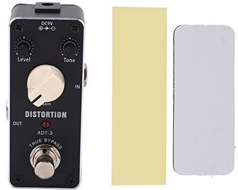 Mavaol gitarreffektpedal Mini DISTORTION Analog True Bypass Instrument Tillbehör Svart