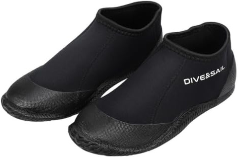 Gralara Chaussons Néoprène Confortables Chaussures Plongée En Néoprène Antidérapantes Chaussures En Caoutchouc Antidérapante, 36
