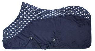 PFIFF 102480 Fliegendecke 'Stella', blau-weiß 145