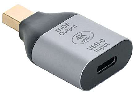 Cablecc USB-C Tipo C femmina a Mini Displayport DP Sink HDTV, Adattatore 4K 60hz 1080p per tablet, telefono e laptop