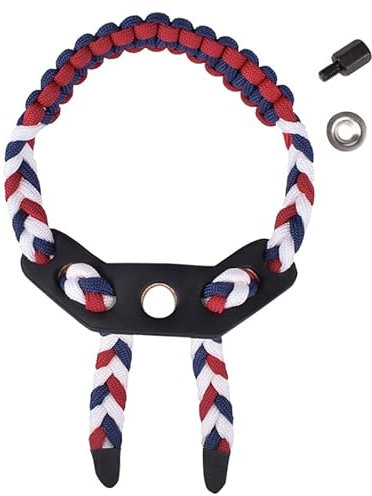 ELONG OUTDOOR Bow Wrist Sling Geflochtenes Bogenschießen Einstellbarer Bow Strap Wrist Sling für Compoundbogen-Jagdzubehör