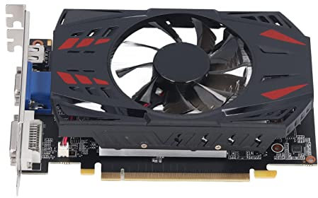 Carte Graphique de Jeu GTX550TI, 2 Go GDDR5 128BIT 4K HDR, Double Ventilateur de Refroidissement Portable à Faible Bruit, Sortie DVI VGA HDMI, Carte Vidéo de Bureau pour PC Gaming