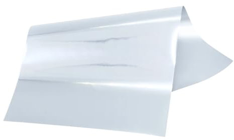 SHBHWS Heißpräge Folie Goldfarbene Heißprägefolie aus Papier, holografische Transfer-Laminierfolie for DIY-Kunsthandwerk, Geschenkkarten für die Kartenherstellung Scrapbooking (Color : Silver)