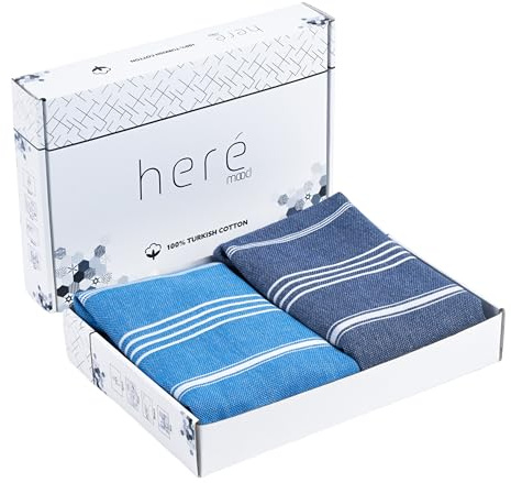 Heré Mood Toalla de playa Hamam, toalla de sauna, pack de 1 y 2 unidades, 100% algodón, toalla de baño y ducha de alta calidad, manta de picnic, extra ligera