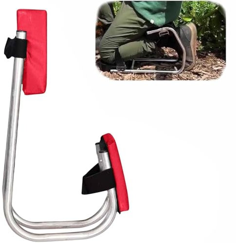 Asiento Rodillas JardineríA, Dispositivo Arrodillarse Correa JardíN, Asiento Protector Rodillas Trabajos AgríColas, Asiento Rodillas JardineríA, para Podar Y Desmalezar(Red)