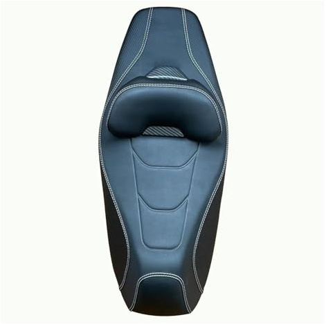 Cojín asiento motocicleta Cojín Asiento Motocicleta Almohadilla Asiento Delantero Conductor Y Pasajero Trasero Almohadilla Para ADV150 2019 2020 2021 Piezas Motocicleta Cojín asiento motocicleta(Carbo