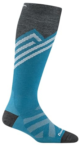 Darn Tough Snow Socks for Women - Lightweight Over-the-Calf Ski & Snowboard, Merino Wool Hiking, Breathable Boot,Winter Socks - Cascade, Large